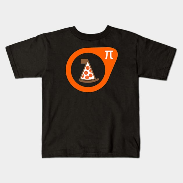 Pizzais(half)life Kids T-Shirt by PizzaIsLife